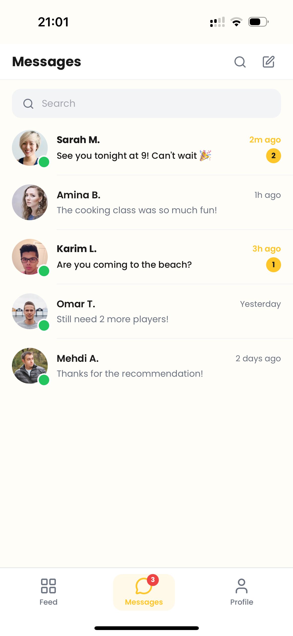 Détail du plan avec personnes intéressées